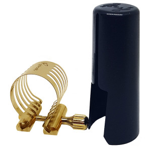 Abrazadera y boquillero ROVNER PLATINUM Gold para clarinete